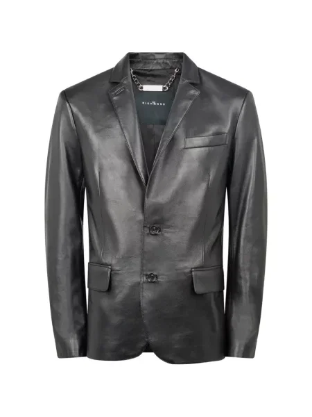 Geanta de piele John Richmond negru