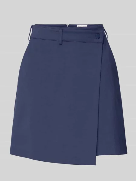 Spódnica mini w stylu kopertowym Influencer's Choice By P&c* granatowa