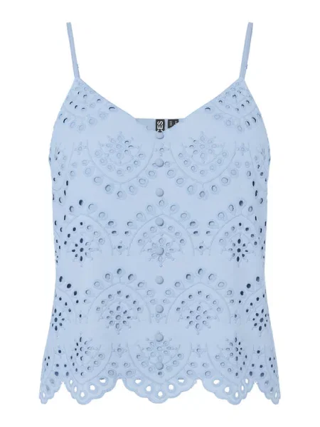 Pieces Топ Vilde блакитний