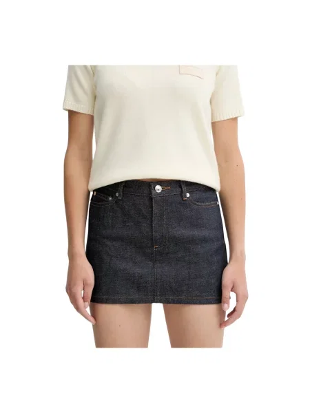Spódnica mini A.p.c. niebieska