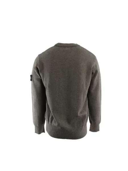 Sweter Stone Island z kamieniami szary