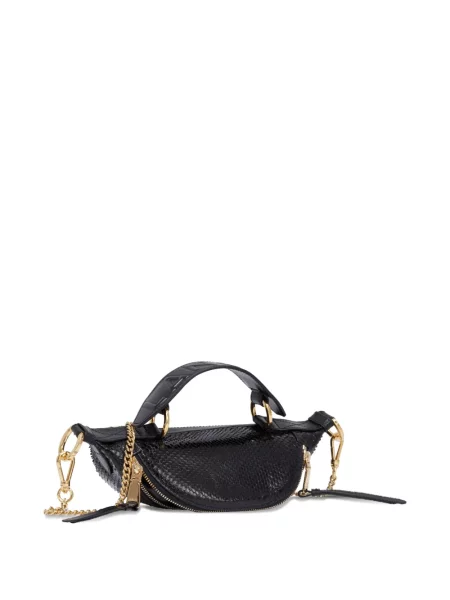 Geanta de piele Lancel din piele negru