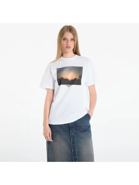 T-shirt Carhartt WIP S/S Warm Views T-Shirt UNISEX White M λευκό