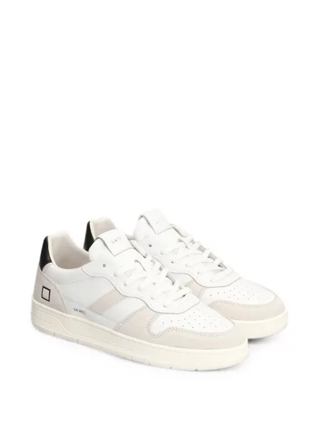 Sneakerși D.a.t.e. din piele de căprioară alb