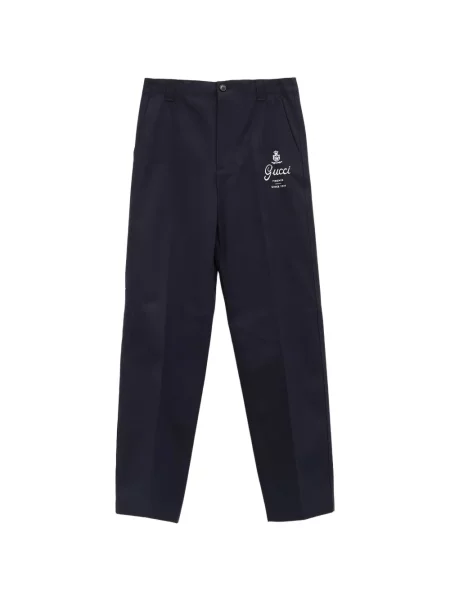 Pantaloni Gucci cu imagine albastru