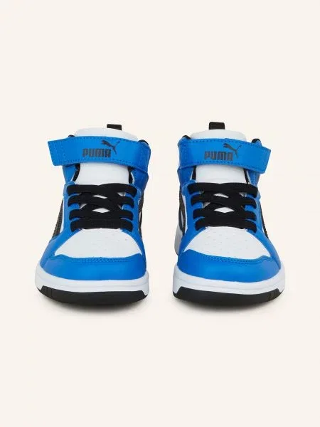 Puma Vysoké Sneakersy Rebound v6 modrá/ bílá/ černá bílé