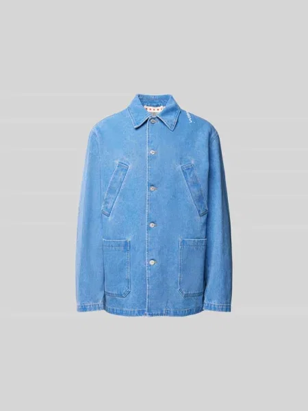 Kurtka koszulowa z imitacji denimu Marni