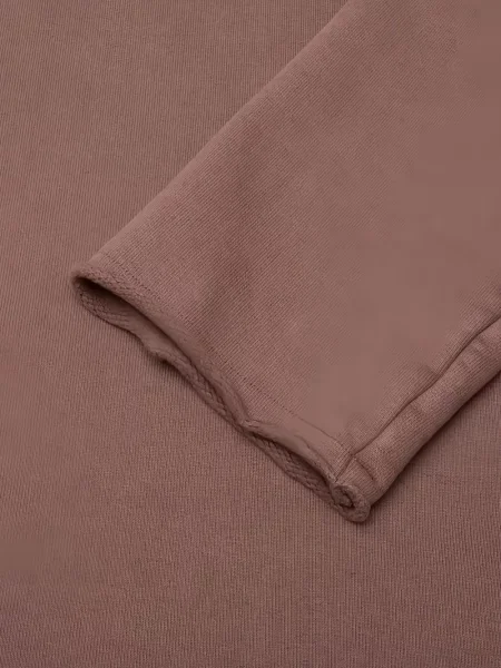 Hanorac cu glugă Rick Owens Drkshdw cu cordon maro