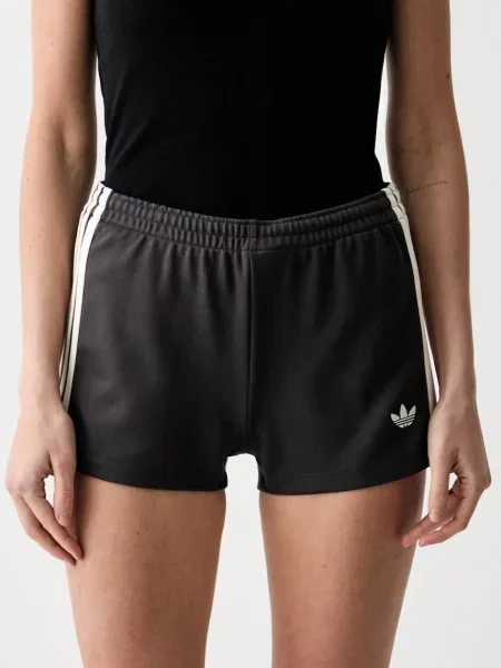 Adidas Originals teplákové šortky dámske sivá