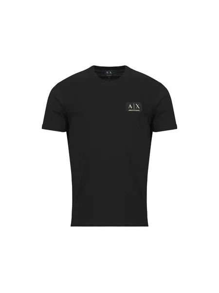 Armani Exchange Majica Regular Fit črna