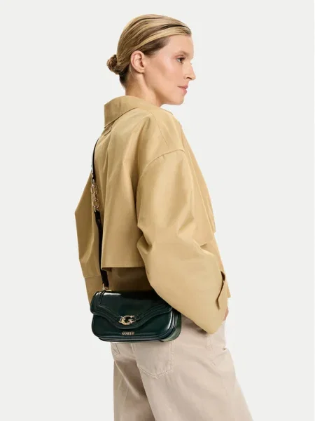 Geantă Guess Dea Mini verde