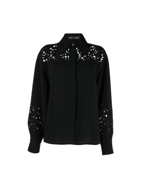 Koszula Proenza Schouler z długim rękawem czarna