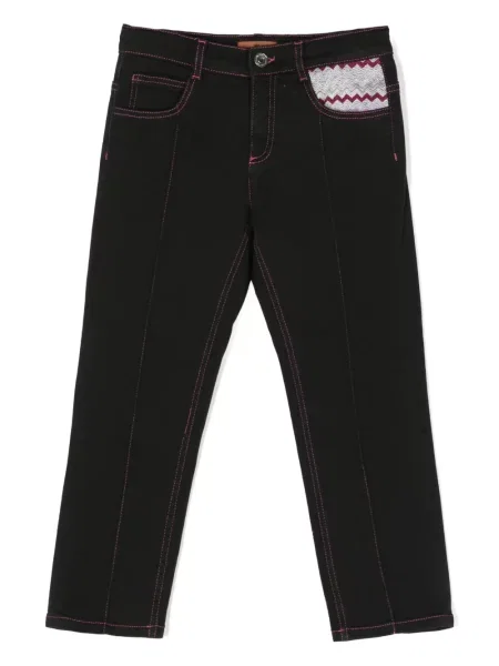 Jeansy skinny dziecięce Missoni czarne
