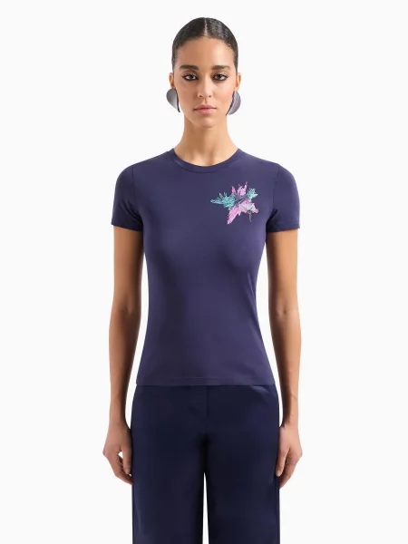 Футболка Emporio Armani синяя