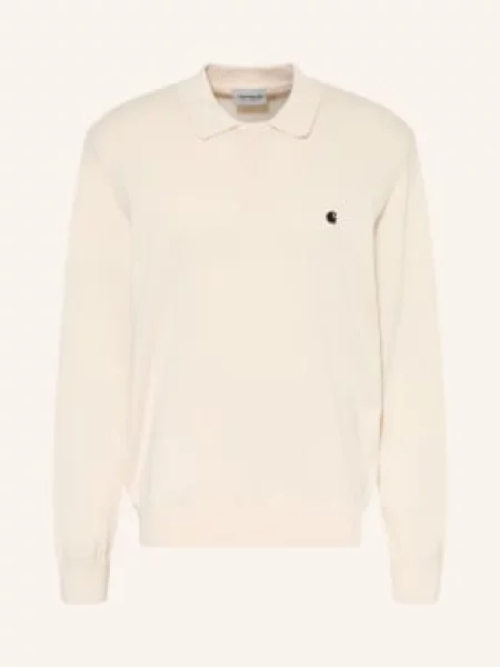 Carhartt Wip Sweter Polo Madison weiss biała