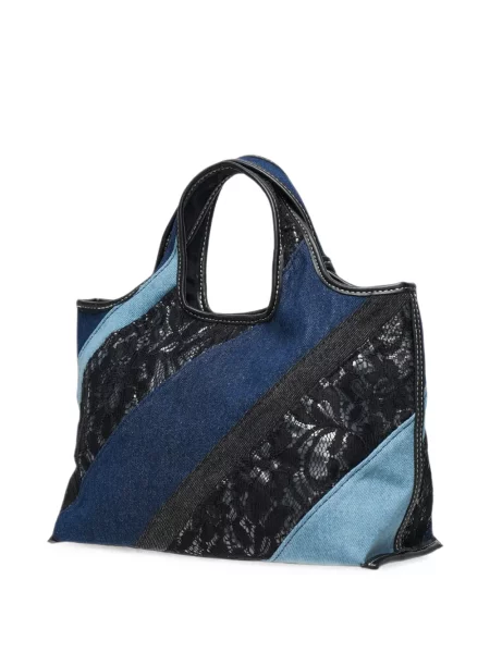 Shopper torbica 3.1 Phillip Lim s čipkom plava