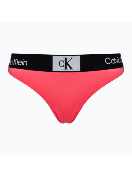 Calvin Klein Горнище на бански с ремъци calypso coral розово