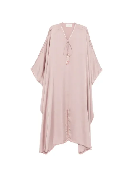 Rochie maxi Shatha Essa de costum roz
