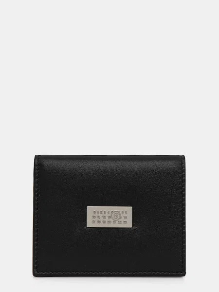 Кожен портфейл Maison Margiela черно