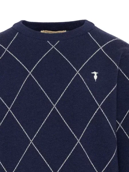 Dětské svetr Trussardi modrý