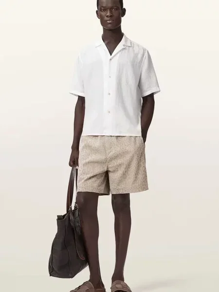 Льняная рубашка Allsaints