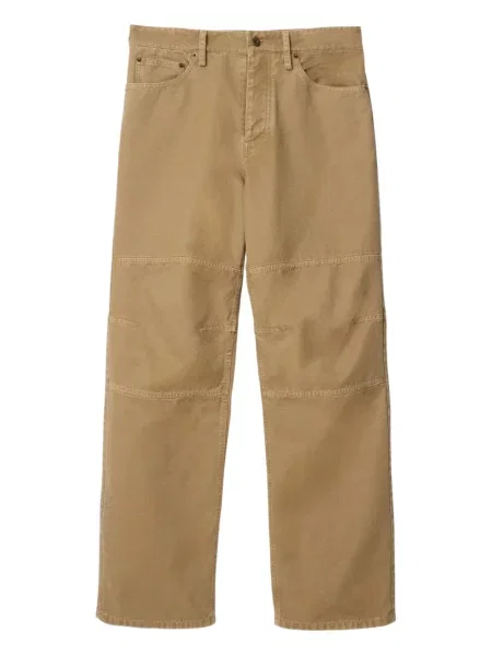 Pantaloni Burberry cu 5 buzunare maro