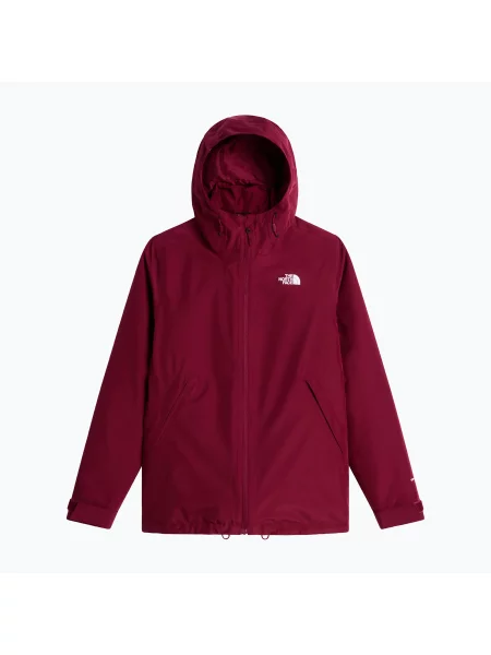 Geacă pentru femei The North Face Carto Mono Triclimate Hooded burgundy crush