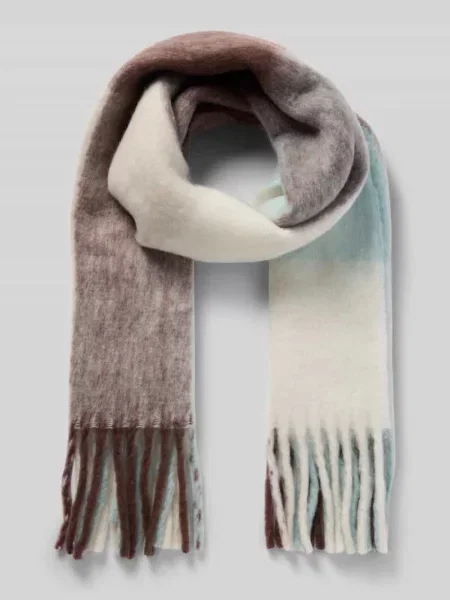 Szal z długimi frędzlami Tom Tailor Denim