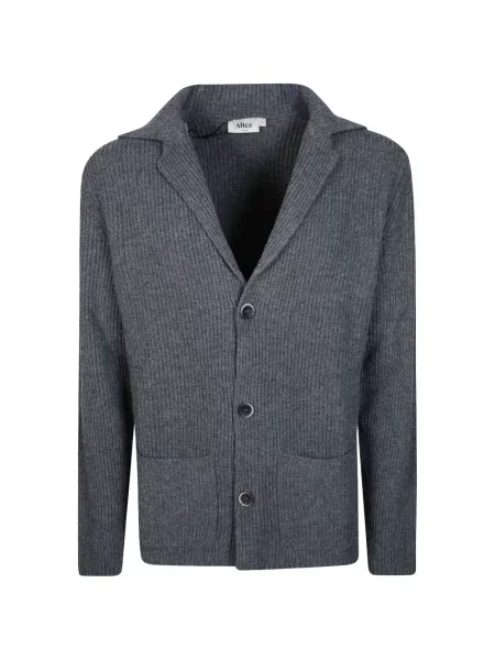 Gulerat cardigan Altea tricotate gri