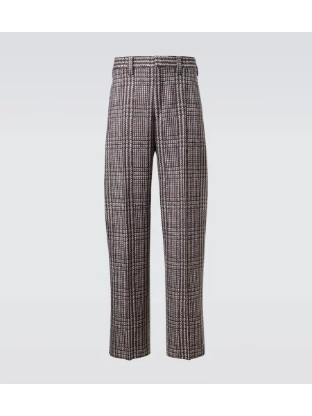 Pantaloni Zegna de lână gri