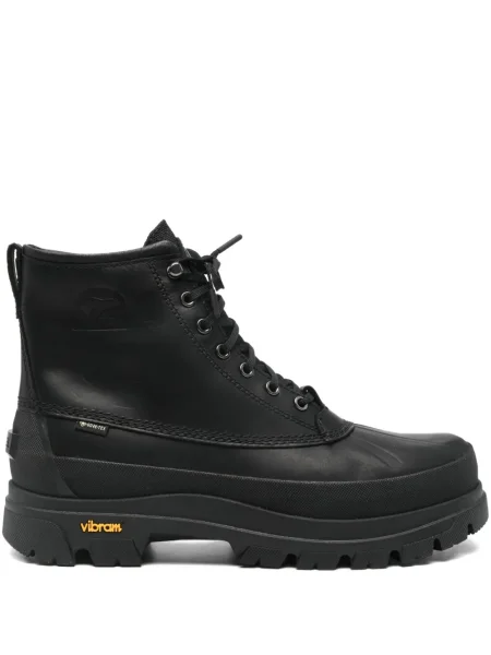 Botine Sorel cu șireturi din piele negru