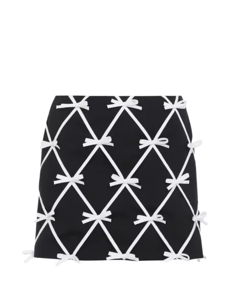Fusta mini Moschino cu funde negru