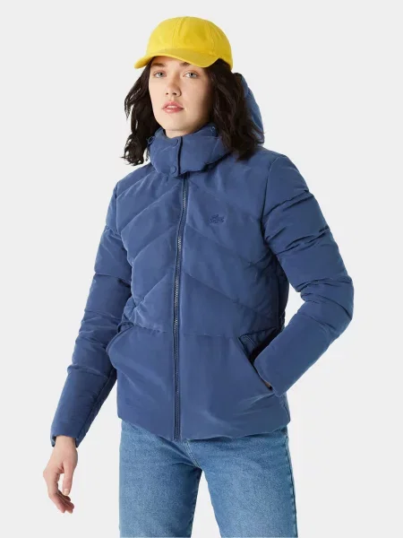 Lacoste Демісезонна куртка Темно-синій Модал синя