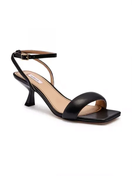 Marella Sandale cu subțire COIMBRA cu adaos de piele negru