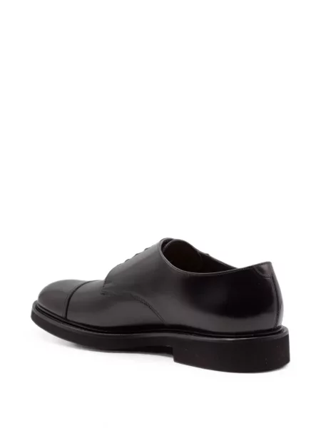 Pantofi Doucal's din piele cu cataramă negru