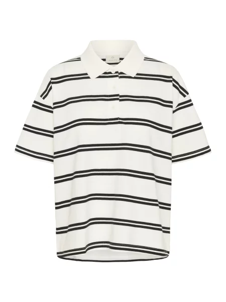 Kaffe Tricou KAPirrie negru alb