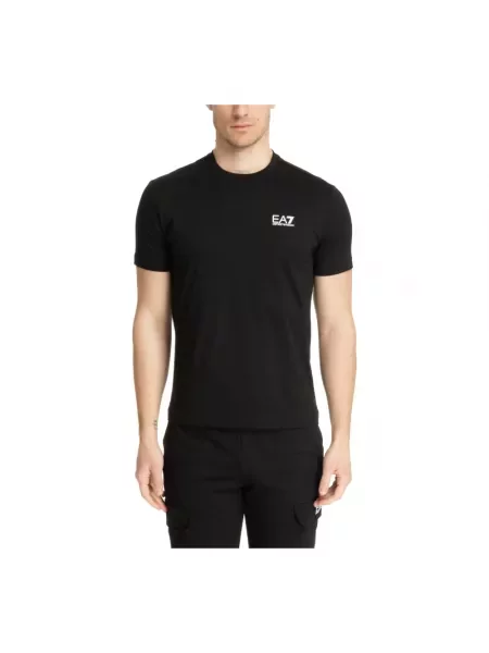 Koszulka Emporio Armani Ea7 z krótkim rękawem czarna
