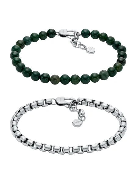 Fossil set brățări argintiu