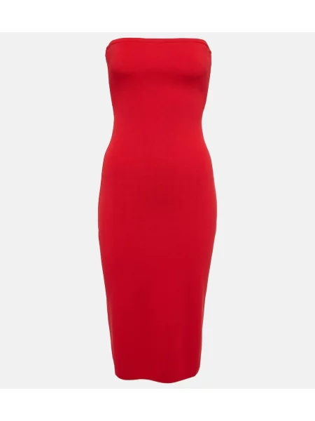 Rochie midi Staud până la genunchi de costum roșu