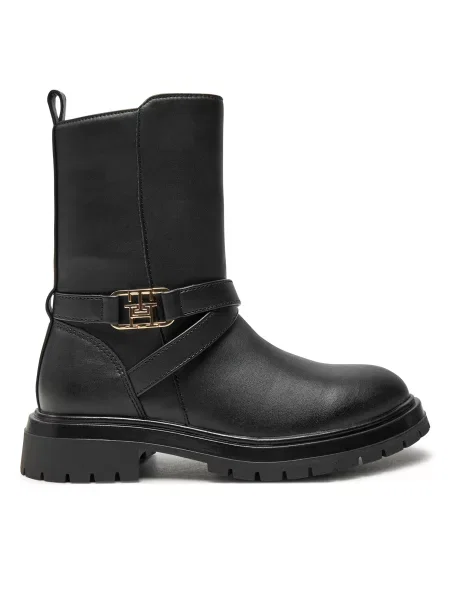 Tommy Hilfiger Škornji M črna