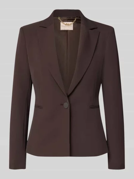 Żakiet o kroju slim fit z kołnierzem z połami Rinascimento