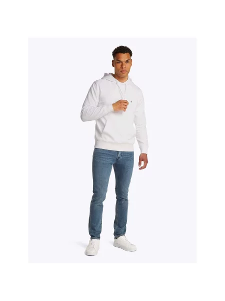 Froté mikina s kapucňou Tommy Hilfiger s kapucňou biela