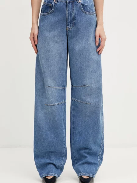 Marine Serre blugi relaxed fit pentru femei