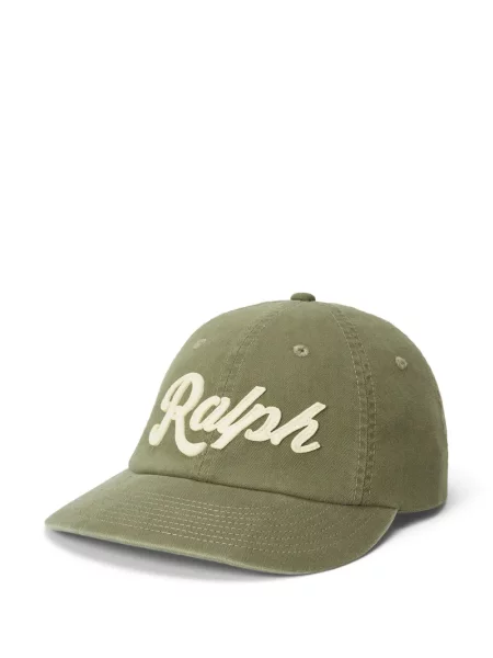 Șapcă Polo Ralph Lauren cu dungi din fleece verde