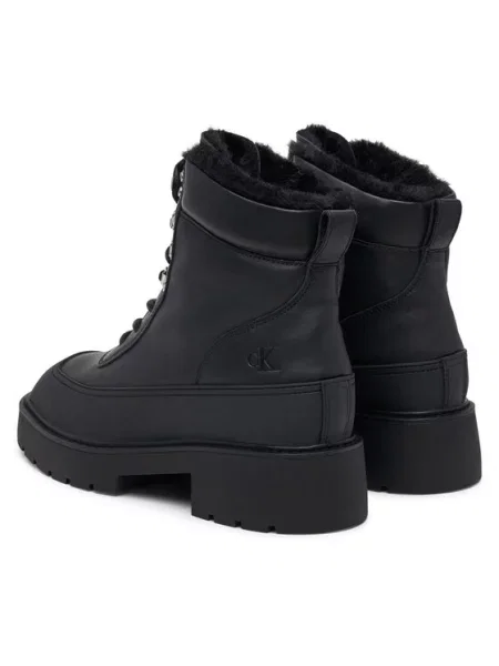 Calvin Klein Auliniai batai Chunky Hiking Lup Boot Lth Wl Em juoda