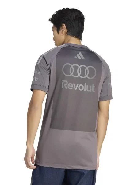 ADIDAS SPORTSWEAR Funkčné tričko Audi Formula One Team Driver farby bahna / tmavosivá