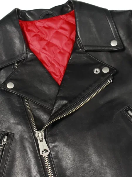 Geanta de piele Yohji Yamamoto negru