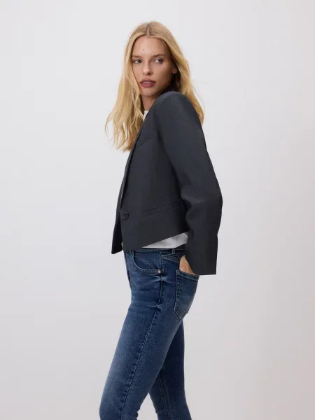 Reserved Джинси slim fit з вузькою посадкою синій