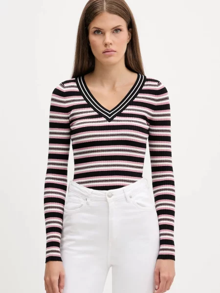 Guess Jeans pulover negru