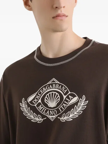 Tricou Dolce & Gabbana maro